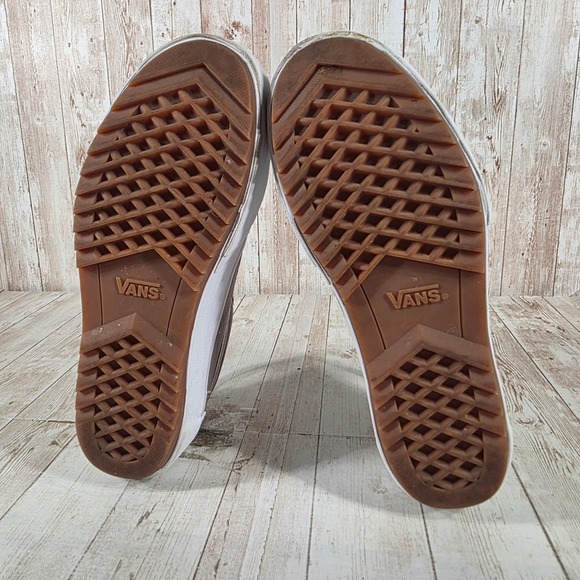 Vans Old Skool Stacked Plum Leather Platform Sneakers Womens 7.5 Mens 6 - Picture 7 of 8